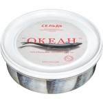 Сельдь ОКЕАН филе-кусочки в маринадной заливке с луком, 500г