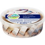 Сельдь МЕРИДИАН филе-кусочки в масле, 480г