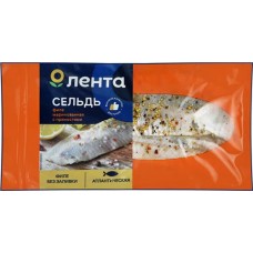 Сельдь маринованная ЛЕНТА филе с пряностями, 150г в магазинах Лента