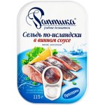 Сельдь РАПТИКА По-исландски в винном соусе, 115г