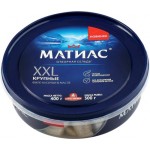 Сельдь Атлантическая слабосоленая САНТА БРЕМОР Матиас XXL Отборный, филе-кусочки в масле, 400г Сельдь Атлантическая слабосоленая САНТА БРЕМОР Матиас XXL Отборный, филе-кусочки в масле, 400г