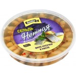 Сельдь КАПИТАН Нежная, филе-кусочки в масле, 300г Сельдь КАПИТАН Нежная, филе-кусочки в масле, 300г