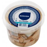 Сельдь BONVIDA филе-кусочки в масле, 780г