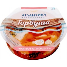 Горбуша Дальневосточная пряного посола АТЛАНТИКА филе-кусочки в масле, 240г в магазинах Лента Горбуша Дальневосточная пряного посола АТЛАНТИКА филе-кусочки в масле, 240г в магазинах Лента