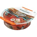 Сельдь Атлантическо-скандинавская слабосоленая АТЛАНТИКА Под лосось, филе-кусочки в масле, 240г Сельдь Атлантическо-скандинавская слабосоленая АТЛАНТИКА Под лосось, филе-кусочки в масле, 240г