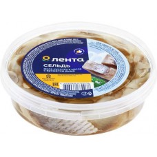 Сельдь ЛЕНТА Матье, филе-кусочки с дымком в масле, 400г в магазинах Лента