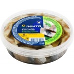 Сельдь ЛЕНТА Матье, филе-кусочки с укропом в масле, 400г Сельдь ЛЕНТА Матье, филе-кусочки с укропом в масле, 400г