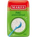Рис длиннозерный MAKFA шлифованный 1-й сорт, 800г