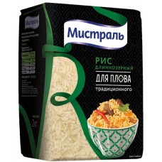 Рис для традиционного плова МИСТРАЛЬ, 2кг в магазинах Лента