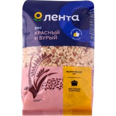 Смесь риса ЛЕНТА красный и бурый, 450г в магазинах Лента