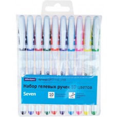 Набор гелевых ручек OFFICESPACE 1мм 10 цветов Арт. 180133 в магазинах Лента