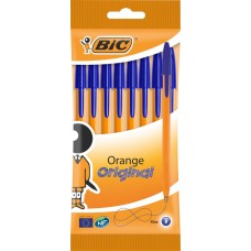 Набор шариковых ручек BIC Orange Original Fine синий Арт. 919228, 8шт в магазинах Лента