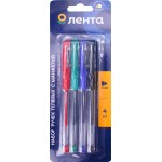 Набор гелевых ручек ЛЕНТА 4 цвета, с мягкой манжетой, 4шт Набор гелевых ручек ЛЕНТА 4 цвета, с мягкой манжетой, 4шт