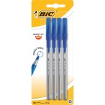 Набор шариковых ручек BIC Round Stic Exact 0,7мм синий Арт. 932857, 4шт