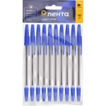 Набор шариковых ручек ЛЕНТА, синий, 10шт Набор шариковых ручек ЛЕНТА, синий, 10шт