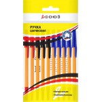 Набор шариковых ручек СОЮЗ 5 синих, 3 черных, 2 красных Арт. ВР-49, 10шт Набор шариковых ручек СОЮЗ 5 синих, 3 черных, 2 красных Арт. ВР-49, 10шт