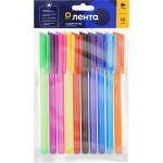 Набор шариковых ручек ЛЕНТА 10 цветов, 10шт