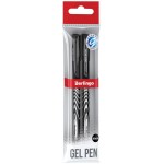 Набор гелевых ручек BERLINGO G-Line 0,5мм, черный, 2шт Набор гелевых ручек BERLINGO G-Line 0,5мм, черный, 2шт