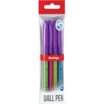 Набор шариковых ручек BERLINGO Triangle 110 Color 0,7мм, синий, 4шт