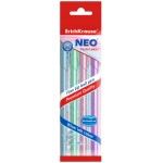 Набор шариковых ручек ERICHKRAUSE Neo Pastel pearl, синий Арт. 54526, 4шт