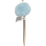 Ручка шариковая КРОК&ДИЛЛИ автоматическая, синий, с помпоном, Арт. LTA0929010