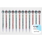 Ручка гелевая MESHU Cute paws стираемая, автоматическая, синий, 0,5мм, в ассортименте, Арт. 296396 Ручка гелевая MESHU Cute paws стираемая, автоматическая, синий, 0,5мм, в ассортименте, Арт. 296396