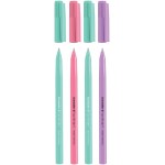 Набор шариковых ручек SCHNEIDER Tops 505 F Pastel синий, 0,8мм, в ассортименте, Арт. 319654, 4шт