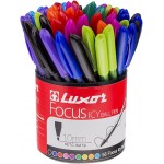Ручка шариковая LUXOR Focus icy, 1мм, в ассортименте, Арт. 1760/56 DU