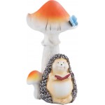 Фигура садовая GIARDINO CLUB Еж с книгой 13х12х23см, искусственный камень, Арт. WD209116
