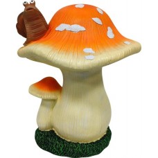 Фигура садовая GIARDINO CLUB Грибы с улиткой 23х23х28см, Арт. GD24021 в магазинах Лента