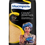 Сахар тростниковый МИСТРАЛЬ Демерара нерафинированный, 900г