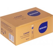 Сахар тростниковый BONVIDA кристаллический, 100х5г в магазинах Лента