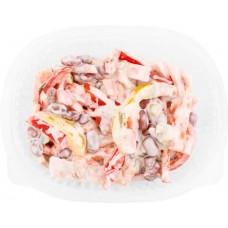 Салат Немецкий с ветчиной и жаренным луком, весовой в магазинах Лента