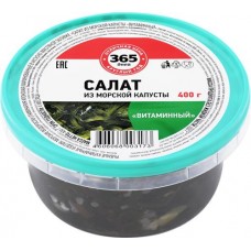 Салат из морской капусты 365 ДНЕЙ Витаминный, 400г в магазинах Лента Салат из морской капусты 365 ДНЕЙ Витаминный, 400г в магазинах Лента