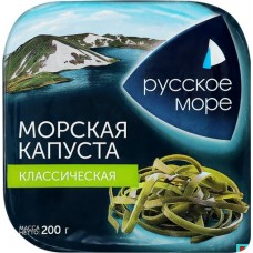 Морская капуста маринованная РУССКОЕ МОРЕ Классическая, 200г в магазинах Лента