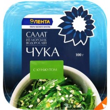 Салат из морских водорослей ЛЕНТА Чука с кунжутом, 100г в магазинах Лента