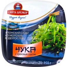 Салат из морских водорослей САНТА БРЕМОР Чука с ореховым соусом, 150г в магазинах Лента