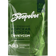 Микс водорослей ЗДОРОВЬЕ Витаминный, морская капуста с фукусом, 250г в магазинах Лента