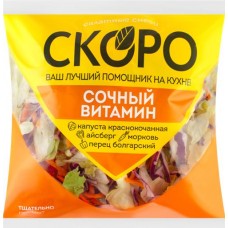 Салатная смесь SCORO Сочный витамин, 200г в магазинах Лента