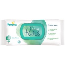 Салфетки влажные детские PAMPERS Aqua Pure, 48шт в магазинах Лента