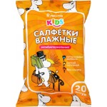 Салфетки влажные ЛЕНТА KIDS антибактериальные, 20шт