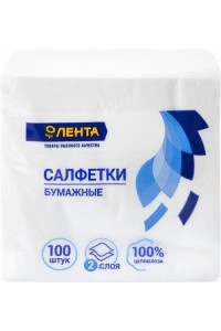 Одноразовая посуда и салфетки в Ленте
