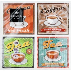 Салфетки бумажные PREMIUM CLUB Ретро 3-слоя 33х33см, 20шт в магазинах Лента