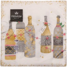 Салфетки бумажные PREMIUM CLUB Олени 3-слоя 33х33см, 20шт в магазинах Лента