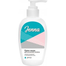 Крем-мыло для интимной гигиены JENNA с молочной кислотой, 250мл в магазинах Лента Крем-мыло для интимной гигиены JENNA с молочной кислотой, 250мл в магазинах Лента