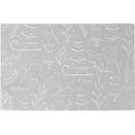 Салфетка индивидуальная REMILING HOUSEHOLD Зимние узоры 43х28см, на прозрачной основе, Арт. ERP-427