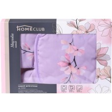 Набор для кухни HOMECLUB Magnolia, прихватка, варежка и салфетка, Арт. 310338 в магазинах Лента