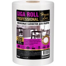 Салфетки для уборки HOUSE LUX Giga Roll 20х25/26х20см, универсальные Арт. 72060, 220шт в магазинах Лента