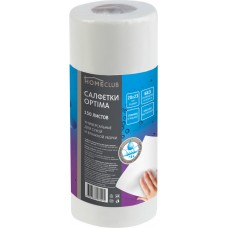 Салфетки HOMECLUB Optima 20х23см, в рулоне, 150шт в магазинах Лента