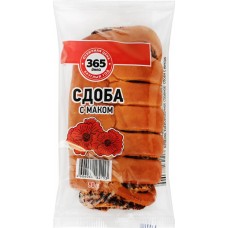 Сдоба 365 ДНЕЙ с маком, 90г в магазинах Лента